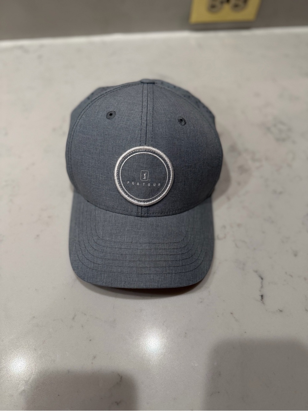 PGA TOUR Men's Charcoal Gray Logo Baseball Cap